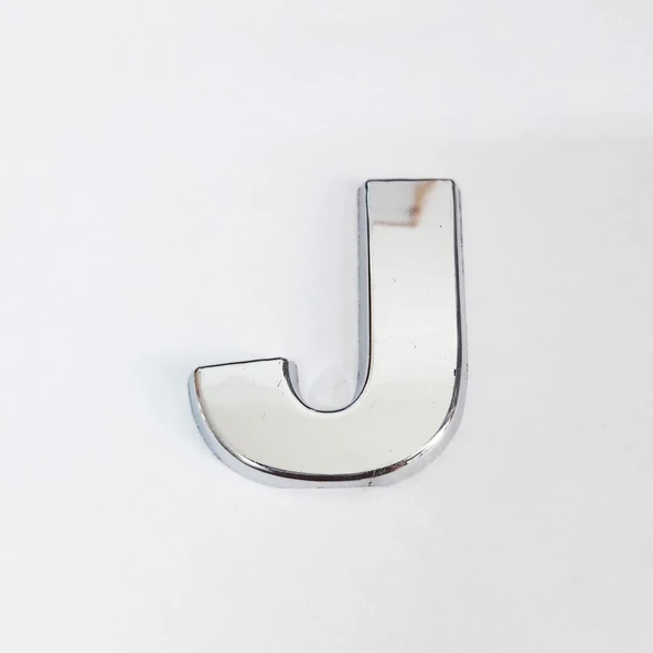 Cemax J Harfi  3,75 cm Krom Yapışkanlı - Resim 3