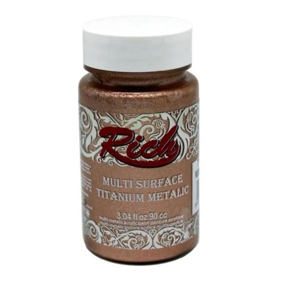 Rich Multi Surface Titanium 2530 Pudra Pembe Metalik 90 cc - Resim 2