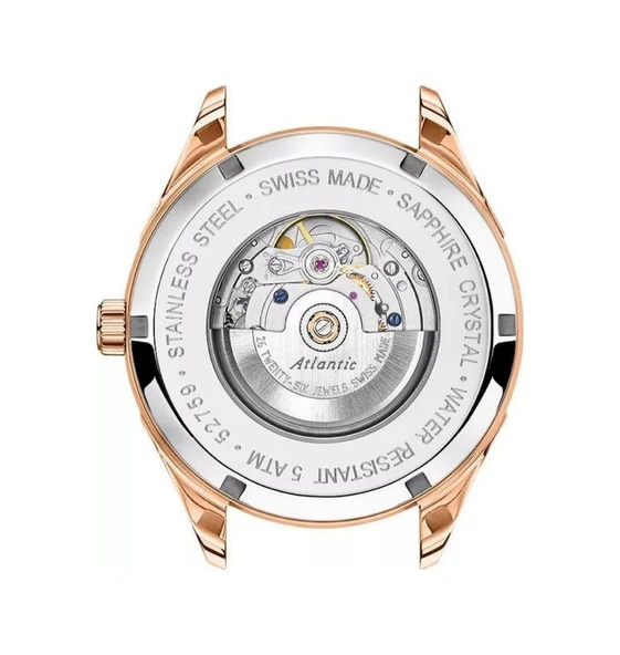 Atlantıc 52759.44.51 Erkek Kol Saati Rose Gold - Resim 4