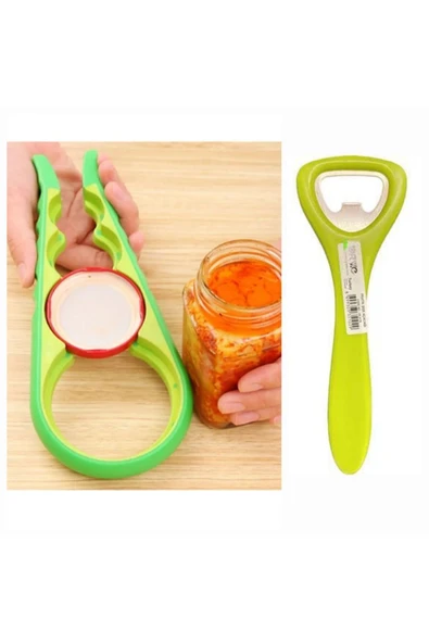 ASPARTAM Kademeli Boğumlu Şişe Açacağı ve Soda Açacağı 2 si Bir Arada ürün görseli 1