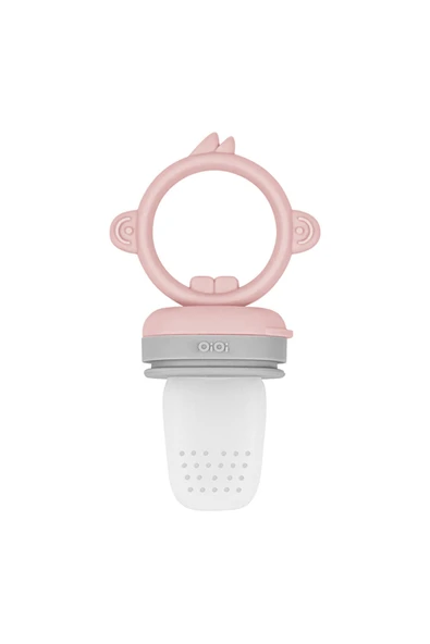 OiOi Püre Meyve Sebze Alıştırıcı Pinky Pink Powder Grey (2 ADET) ürün görseli 1