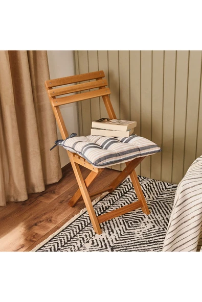 ASPARTAM Soft Mimpi Sandalye Minderi - Ekru / Renkli - 43x43 cm ürün görseli 1