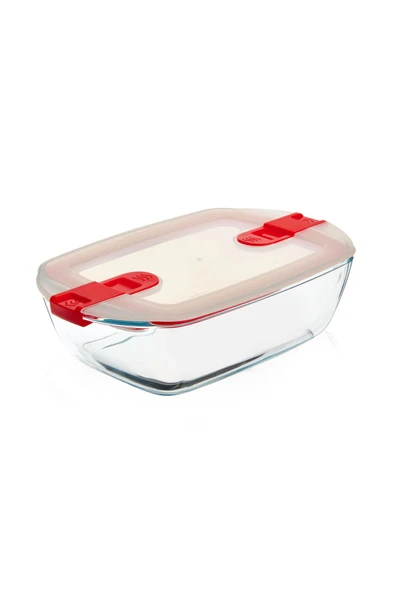 ASPARTAM Cook & Head Dikdörtgen Kilitli Saklama Kabı - 1,1 lt - Resim 3