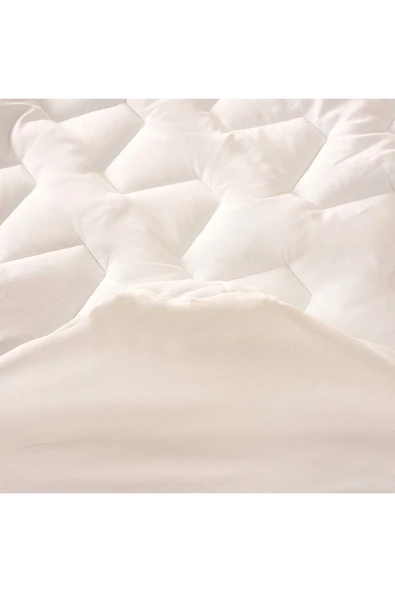 MATMEL Fitted Kapitoneli Tek Kişilik Uyku Pedi - Beyaz - 100x200 Cm - Resim 3