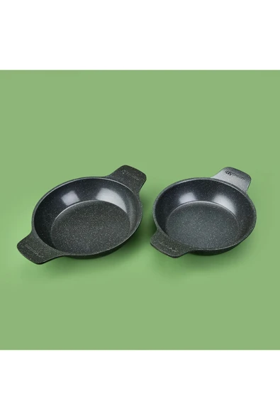 MATMEL 2'li Güveç Sahan Seti - Siyah - 22 cm + 20 cm ürün görseli 1