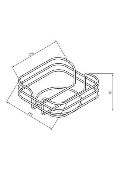 Tekno-tel Teknotel Mg322 Ekmek Sepeti - Gri - Resim 3