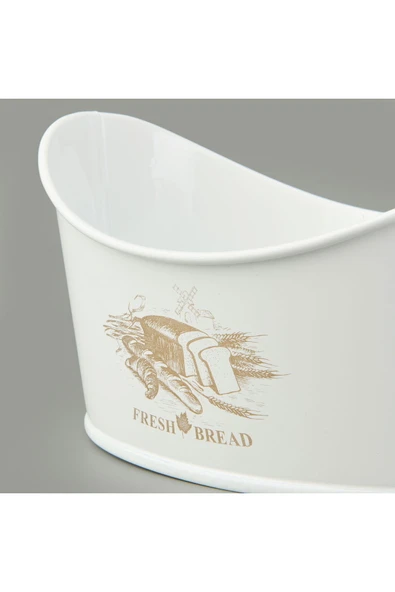 MATMEL Kayık Ekmeklik - Beyaz - 24x18,5 cm - Resim 3