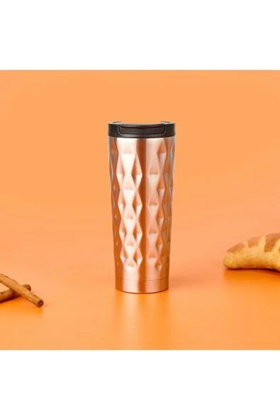 MATMEL Bireysel Termos - Gümüş / Siyah - 400 ml ürün görseli 1