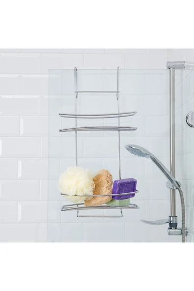 MATMEL Duşakabin Şampuanlık - Gri ürün görseli 1