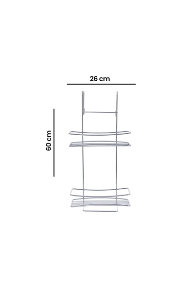 MATMEL Duşakabin Şampuanlık - Gri - Resim 2