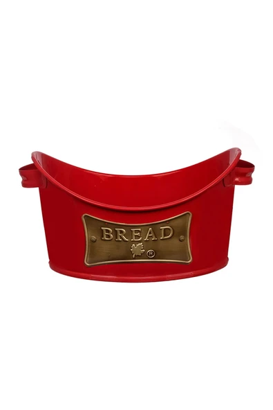 MATMEL Metal Kayık Ekmeklik - Kırmızı ürün görseli 1