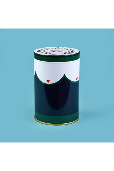 MATMEL Amore Yuvarlak Tekli Metal Kutu - Renkli - 900 ml ürün görseli 1