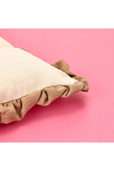 MATMEL Soft Maia Sandalye Minderi - Bej - 40x40 cm - Resim 3