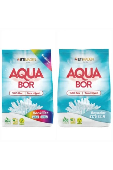 KUT FLY Aquabor Renkli Ve Beyazlar Için 6*2 12 Kg 80 Yıkama. ürün görseli 1