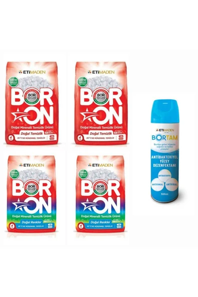 ETİ MADEN DOĞAL TOZ ÇAMAŞIR DETERJANI RENKLİLER VE BEYAZLAR İÇİN 104 YIKAMA 16 KG+ 1 ADET BORTAM DEZENFEKTAN ürün görseli 1