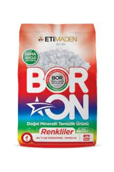 ETİ MADEN Toz Çamaşır Deterjanı 4 Kg Doğal Mineralli Renkliler Için 26 Yıkama ürün görseli 1