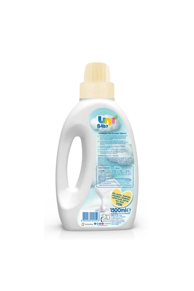 Uni Baby Yenidoğan Sıvı Çamaşır Sabunu 1500 ml (5 ADET) - Resim 2