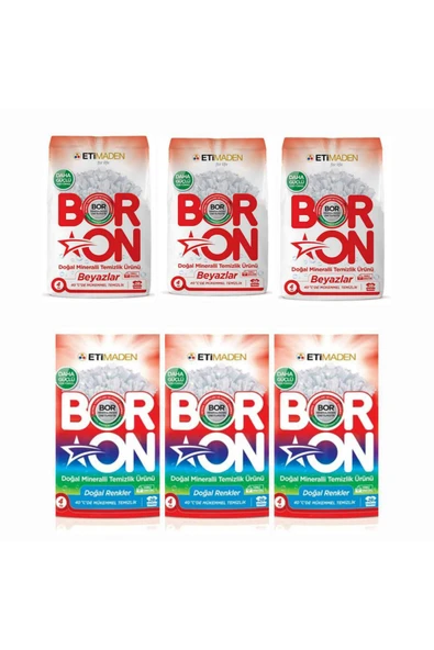 ETİ MADEN BORON DOĞAL MİNERALLİ TOZ ÇAMAŞIR DETERJANI RENKLİ VE BEYAZLAR İÇİN 24 KG 154 YIKAMA ürün görseli 1