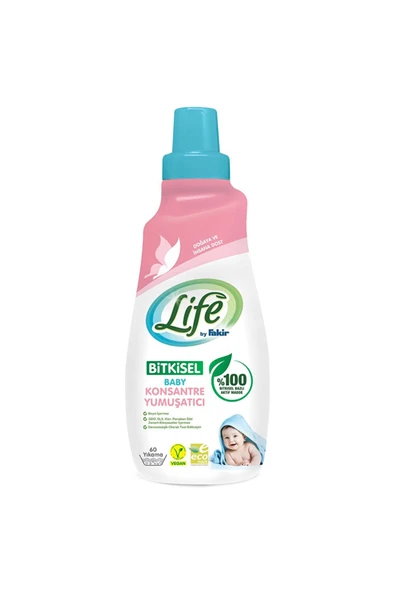 Fakir Life by Baby %100 Bitkisel Konsantre Yumuşatıcı 1500 ml (60 yıkama) (3 ADET) ürün görseli 1