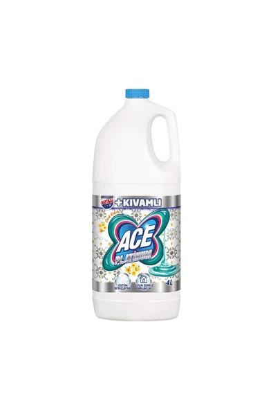 ACE Platinum Çiçek Kokulu Çamaşır Suyu 4 L 4 ADET ürün görseli 1