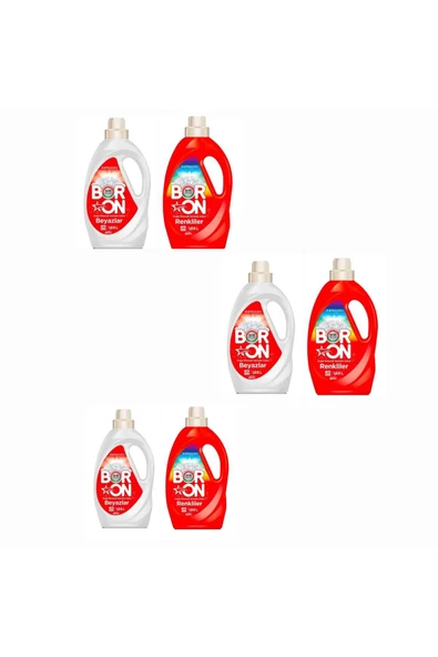 ETİ MADEN DOĞAL MİNERALLİ SIVI ÇAMAŞIR DETERJANI 3 BEYAZLAR+3 RENKLİLER İÇİN 156 YIKAMA ürün görseli 1