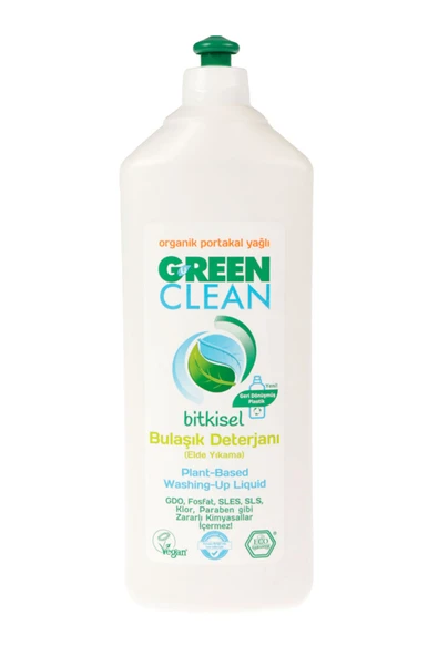 Green Clean 2 ADET Bitkisel Bulaşık Deterjanı 730 ml - Resim 2