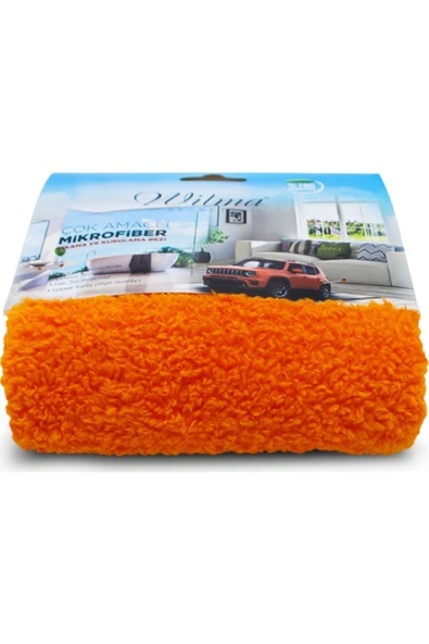 Wilma Secret Mikrofiber Pasta Cila Bezi 40 X 40 Cm Turuncu (2 ADET) - Resim 2