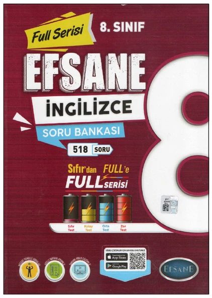 Efsane 8. Sınıf İngilizce Soru Bankası ürün görseli 1