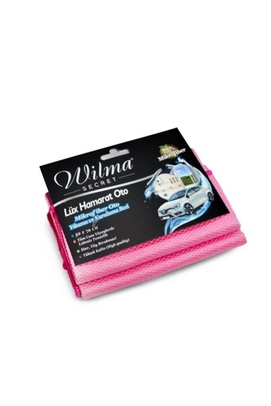 Wilma Pembe Hamarat Mikrofiber Cam Bezi ürün görseli 1