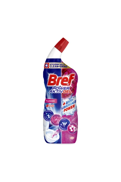 Bref WC Tuvalet Temizleyici Jel 700ml Çiçek Ferahlığı 2 ADET ürün görseli 1