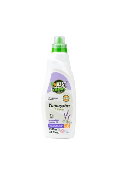 JUST Green Organic Yumuşatıcı 32 Yıkama 1 L 2 ADET ürün görseli 1