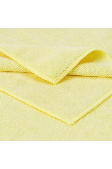 Wilma Mikrofiber Temizlik Bezi Pro Sarı 40X40 Cm - 5 ADET - 250 GSM - Cam Bezi - Mutfak Bezi - Resim 2