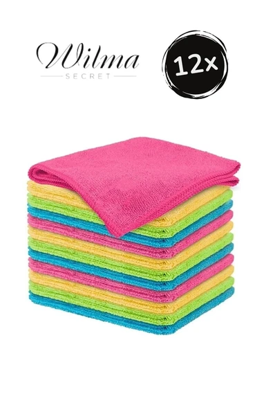 Wilma Secret Mikrofiber Temizlik Bezi 24 Adet 30×30 ürün görseli 1