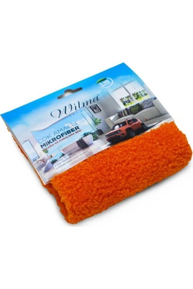 Wilma Secret Mikrofiber Pasta Cila Bezi 40 X 40 Cm Turuncu (2 ADET) ürün görseli 1