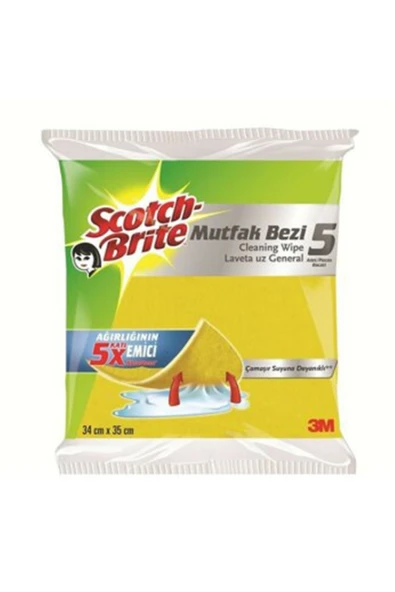 Scotch Brite Brite Temizlik Bezi 5'Li 2 Adet ürün görseli 1