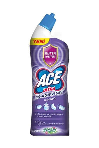 ACE 2 ADET Ace Ultra Çamaşır Suyu Powerjel 750 ml Çiçek Kokulu ürün görseli 1