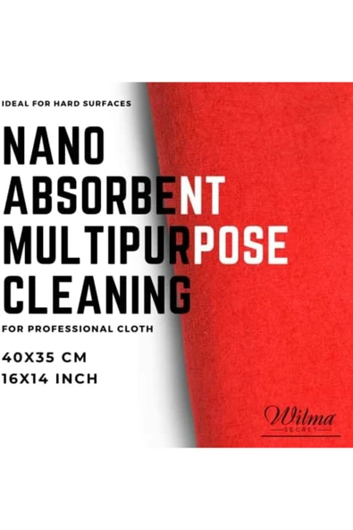 Wilma Secret Nano Mikrofibre Bez 10 Adet 35x40cm - Temizlik Bezi, Ekran Bezi, LCD Bezi - Resim 2