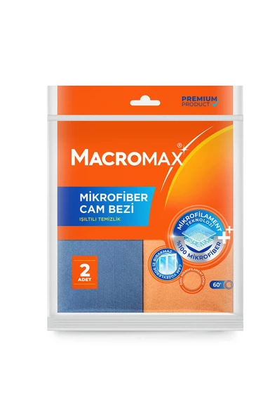 MATMEL Macromax Mikrofiber Cam Bezi 2'li 4 ADET ürün görseli 1