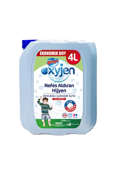 Bingo 2 ADET Oksijen Çamaşır Suyu Çam Kokulu 4 L ürün görseli 1