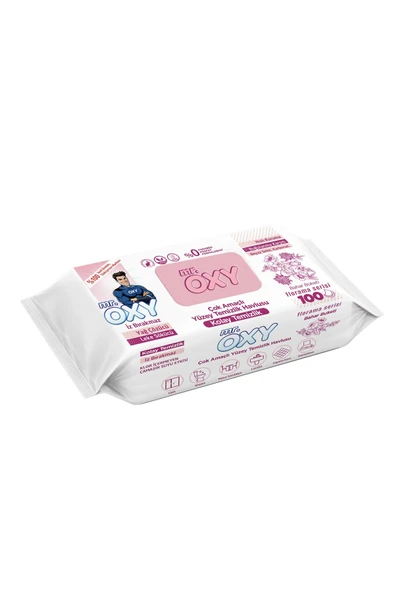 KUT FLY Mr. Oxy Yüzey Temizlik Havlusu Bahar Çiçekleri 100'lü 2 ADET ürün görseli 1