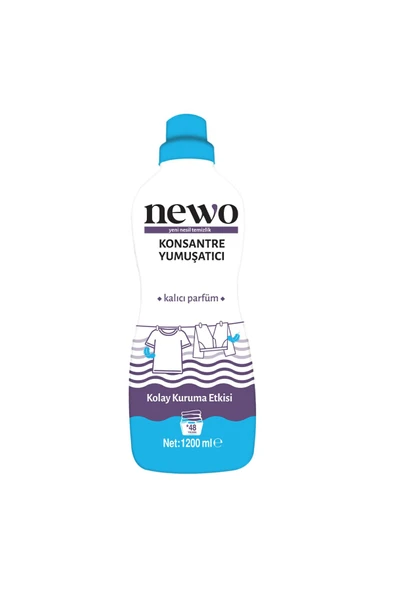 KUT FLY Newo Konsantre Yumuşatıcı Kolay Kurutma Etkili 1.200Ml 2 ADET ürün görseli 1