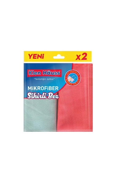 Klen Hauss Mikrofiber Sihirli Bez 2'li ürün görseli 1