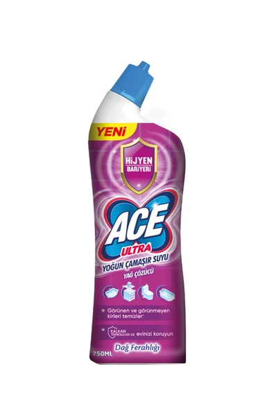 ACE 3 ADET Ultra Çamaşır Suyu Powerjel 750 ml Ferahlık Etkisi - Resim 2