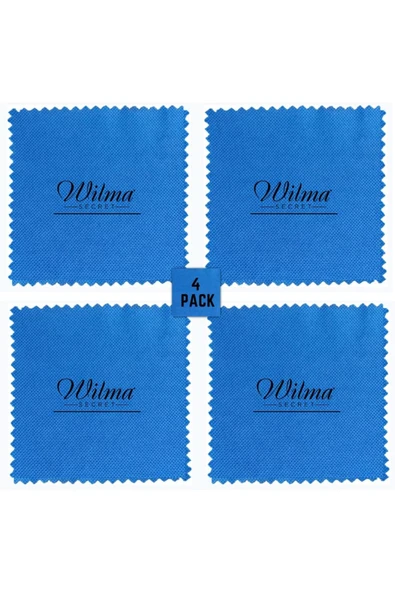 Wilma Secret Mikrofiber Cam Temizlik Bezi 40×40 4 Lü Paket (5 ADET) ürün görseli 1