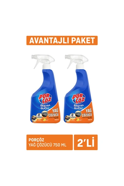 Porçöz Yağ Çözücü 2 X 750 Ml 3 ADET ürün görseli 1