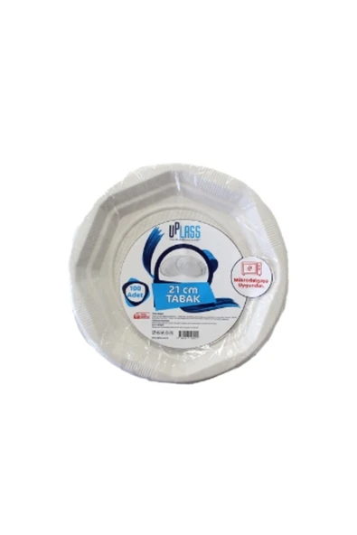 Niceplast Plastik Tabak 21 Cm. 100'Lü 1 Adet ürün görseli 1