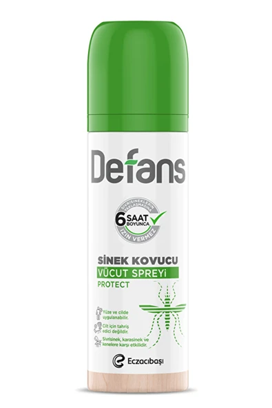 Detan 2 ADET Defans Protect Sinek Kovucu Vücut Spreyi 100 ml ürün görseli 1