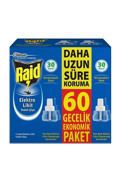 MATMEL Elektro Likit Sivrisineksiz Etkin Koruma 60 Gece Yedek Şişe (2 ADET) - Resim 2