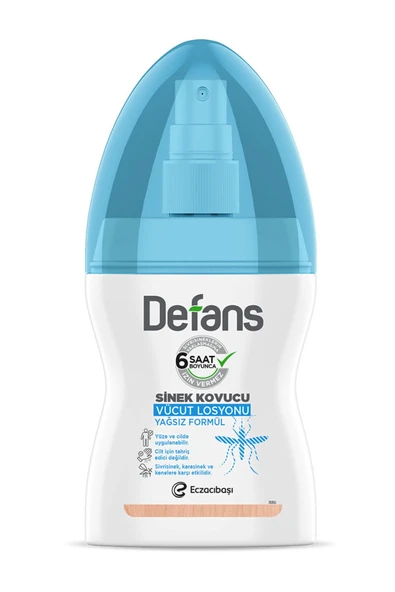 Detan 2 ADET Defans Sinek Kovucu Su Bazlı Vücut Losyonu 100 ml - Resim 2