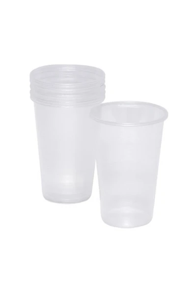 MATMEL Roll-Up Plastik Şeffaf Bardak 10'lu 250 Cc 3 ADET ürün görseli 1